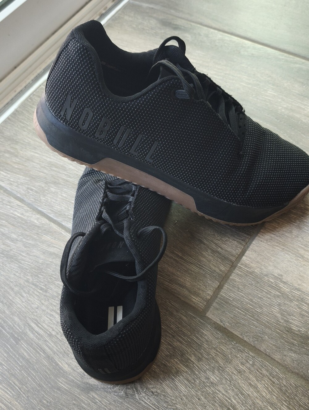 NOBULL SuperFabric Trainer Black Gum Men's 11.5 CrossFit Shoes